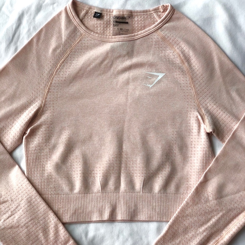 NEW Gymshark Vital Seamless Long Sleeve Crop Top